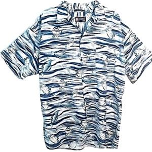 Vintage Chaps Ralph Lauren Mens Fishing Shirt Large Fathers Day